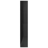 Bathroom Cabinet High Gloss Black 30x30x183.5 cm Engineered Wood - Close-Up Angle