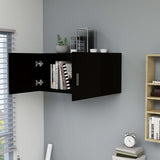Wall Mounted Cabinet Black 80x39x40 cm Engineered Wood