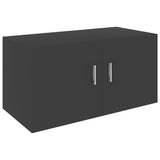 Wall Mounted Cabinet Grey 80x39x40 cm Engineered Wood