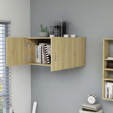 Wall Mounted Cabinet Sonoma Oak 80x39x40 cm Engineered Wood