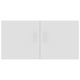 Wall Mounted Cabinet White and Sonoma Oak 80x39x40 cm Engineered Wood
