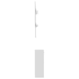 Hallway Unit High Gloss White 100x25x76.5 cm Engineered Wood