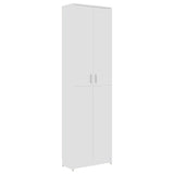 Hallway Wardrobe White 55x25x189 cm Engineered Wood - Front View