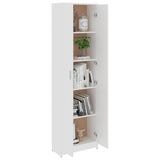 Hallway Wardrobe White 55x25x189 cm Engineered Wood - 45-Degree Angle