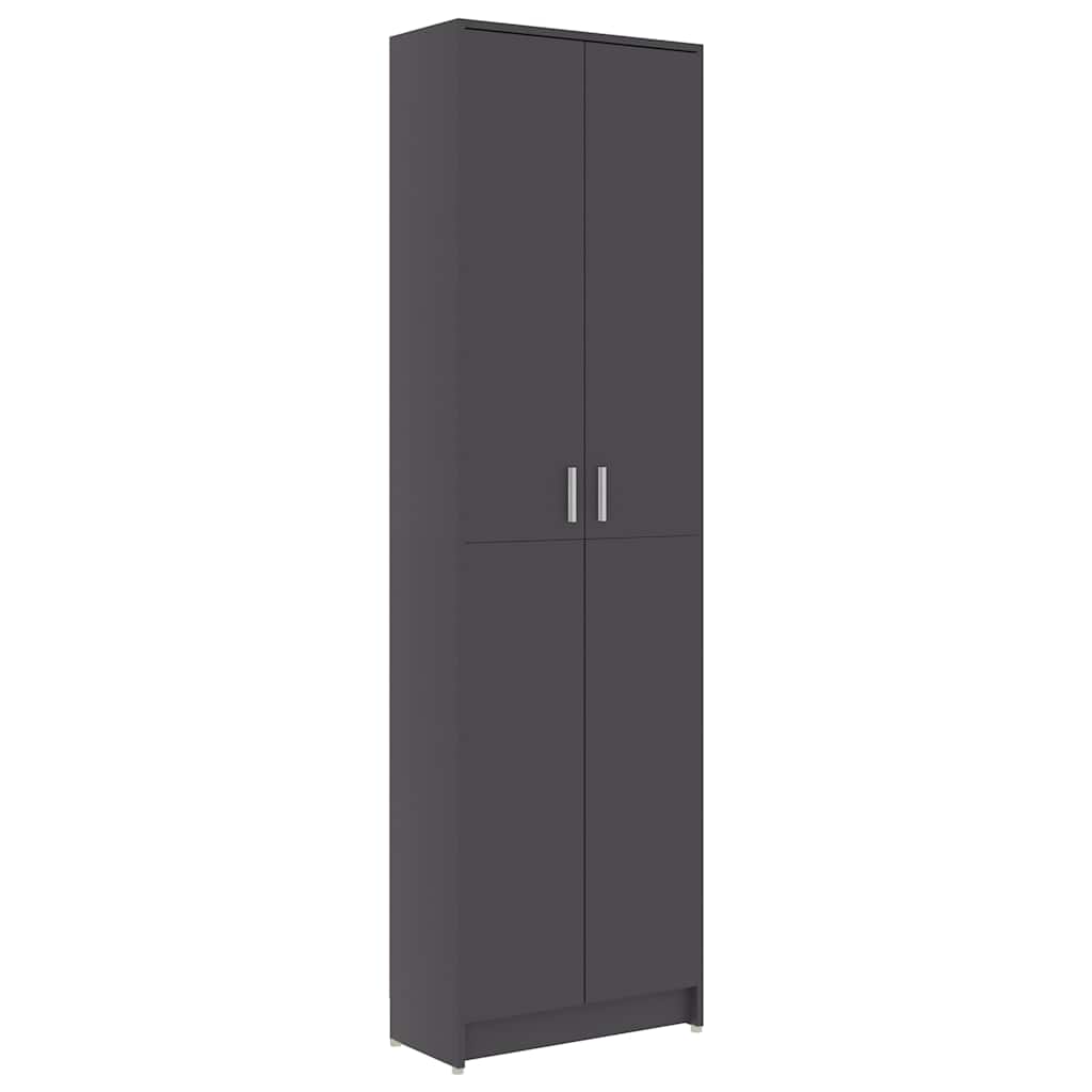Hallway Wardrobe Grey 55x25x189 cm Engineered Wood