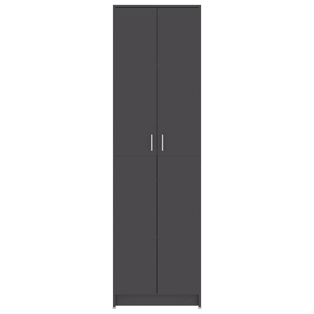 Hallway Wardrobe Grey 55x25x189 cm Engineered Wood