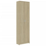 Hallway Wardrobe Sonoma Oak 55x25x189 cm Engineered Wood - Front View
