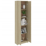 Hallway Wardrobe Sonoma Oak 55x25x189 cm Engineered Wood - 45-Degree Angle