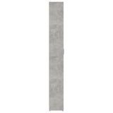 Hallway Wardrobe Concrete Grey 55x25x189 cm Engineered Wood - Low Angle