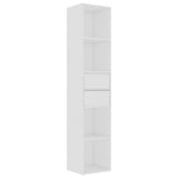 Book Cabinet White 36x30x171 cm Engineered Wood - Front View
