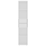 Book Cabinet White 36x30x171 cm Engineered Wood - Top-Down View