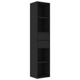 Book Cabinet Black 36x30x171 cm Engineered Wood