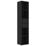 Book Cabinet Black 36x30x171 cm Engineered Wood