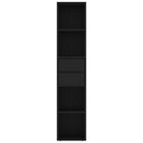 Book Cabinet Black 36x30x171 cm Engineered Wood