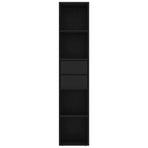 Book Cabinet Black 36x30x171 cm Engineered Wood