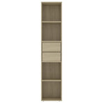 Book Cabinet Sonoma Oak 36x30x171 cm Engineered Wood