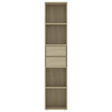 Book Cabinet Sonoma Oak 36x30x171 cm Engineered Wood - Top-Down View