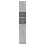 Bathroom Cabinet Concrete Grey 32x25.5x190 cm Engineered Wood - 45-Degree Angle
