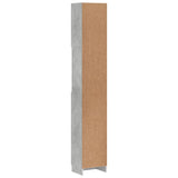 Bathroom Cabinet Concrete Grey 32x25.5x190 cm Engineered Wood - Low Angle