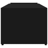 Coffee Table Black 90x45x35 cm Engineered Wood - 45-Degree Angle