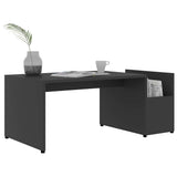 Coffee Table Grey 90x45x35 cm Engineered Wood