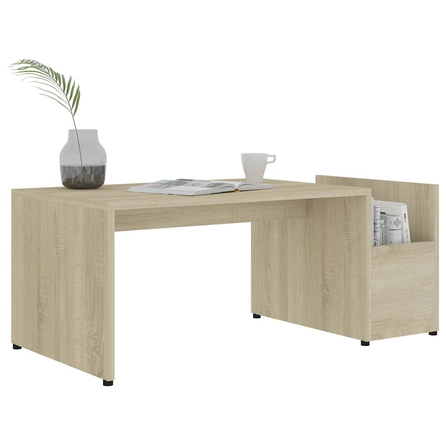 Coffee Table Sonoma Oak 90x45x35 cm Engineered Wood