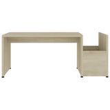 Coffee Table Sonoma Oak 90x45x35 cm Engineered Wood - Top-Down View