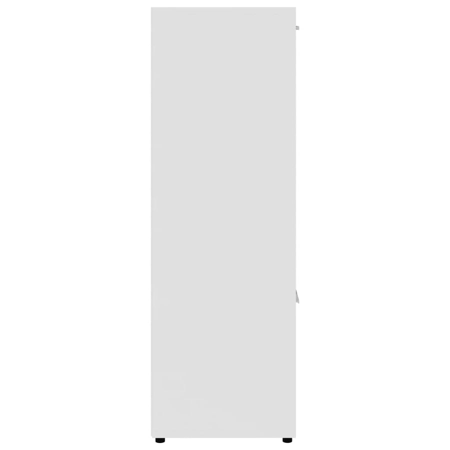 Book Cabinet White 90x30x90 cm Engineered Wood
