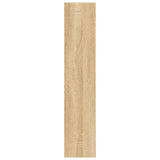 Wall Shelf Sonoma Oak 90x16x78 cm Engineered Wood