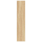 Wall Shelf Sonoma Oak 90x16x78 cm Engineered Wood