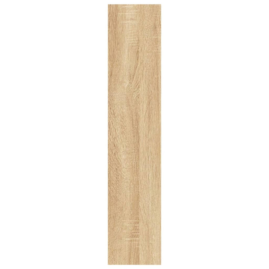 Wall Shelf Sonoma Oak 90x16x78 cm Engineered Wood