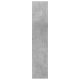 Wall Shelf Concrete Grey 90x16x78 cm Engineered Wood