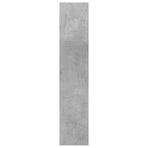 Wall Shelf Concrete Grey 90x16x78 cm Engineered Wood