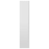 Wall Shelf High Gloss White 90x16x78 cm Engineered Wood - 45-Degree Angle