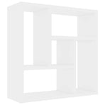 Wall Shelf White 45x16x45 cm Engineered Wood