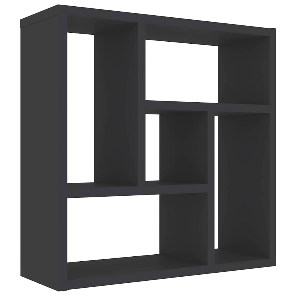 Wall Shelf Grey 45x16x45 cm Engineered Wood