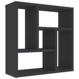 Wall Shelf Grey 45x16x45 cm Engineered Wood