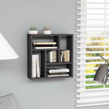 Wall Shelf Grey 45x16x45 cm Engineered Wood
