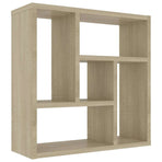 Wall Shelf Sonoma Oak 45x16x45 cm Engineered Wood
