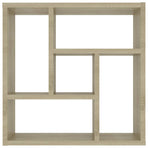 Wall Shelf Sonoma Oak 45x16x45 cm Engineered Wood