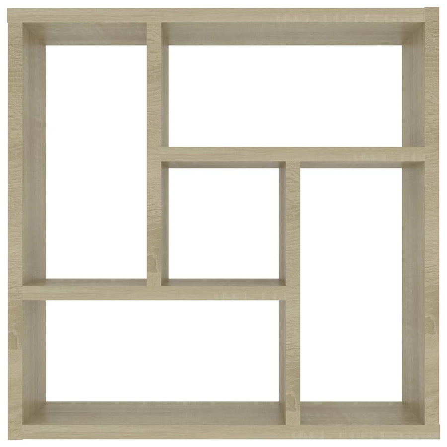 Wall Shelf Sonoma Oak 45x16x45 cm Engineered Wood