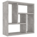 Wall Shelf Concrete Grey 45x16x45 cm Engineered Wood