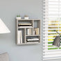 Wall Shelf Concrete Grey 45x16x45 cm Engineered Wood