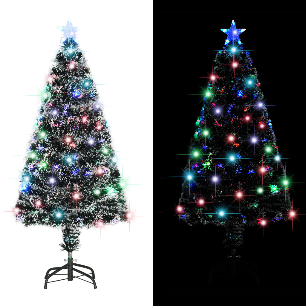 Pre-lit Christmas Tree with Stand 120 cm 135 Branches