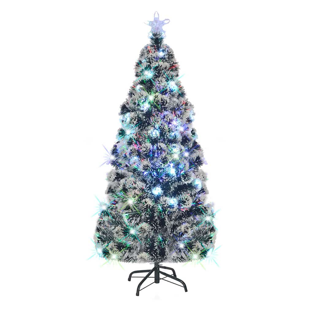 Pre-lit Christmas Tree with Stand 180 cm 220 Branches