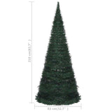 Pop-up String Artificial Pre-lit Christmas Tree Green 210 cm - Extra Image