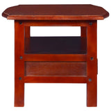 Coffee Table Classical Brown 90x50x40 cm Solid Mahogany Wood - Top-Down View