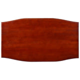 Coffee Table Classical Brown 90x50x40 cm Solid Mahogany Wood - 45-Degree Angle