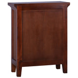 Side Cabinet Classical Brown 60x30x75 cm Solid Mahogany Wood - 45-Degree Angle