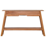Console Table 120x30x75 cm Solid Mahogany Wood - Front View